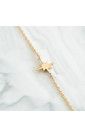 Gold-plated bracelet with small star