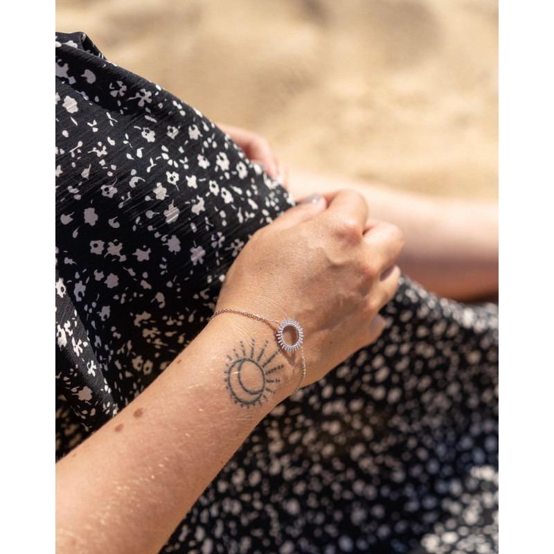 Feines Armband für Frauen Trend Silber Sonne