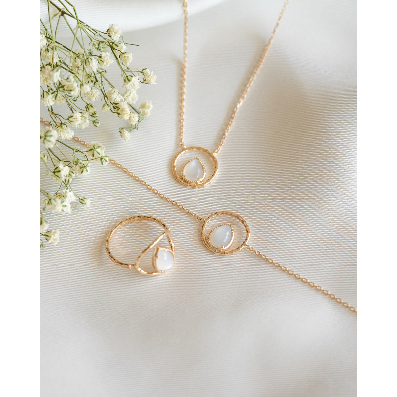 Set di gioielli in pietra di luna