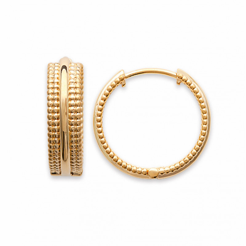 Vergoldete Creolen Trend Designer