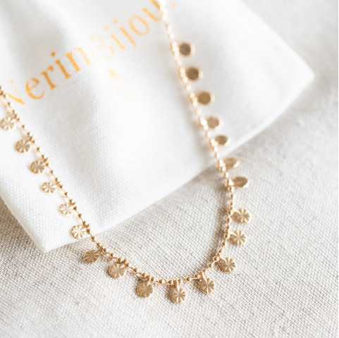Collar gargantilla dorado