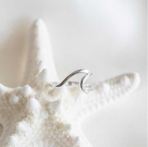 Anillo Onda plata