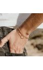 Bracelet plaqué or breloques soleil accumulation