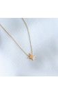 Gold-plated star necklace