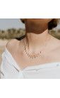 Gold plated woman necklace