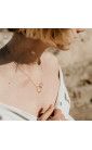 Gold plated woman necklace
