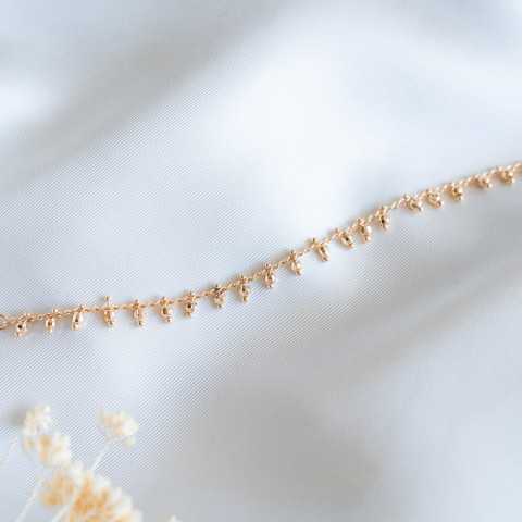 Colgantes de pulsera chapados en oro