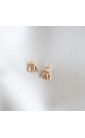 Orecchini a chip placcati oro con charms