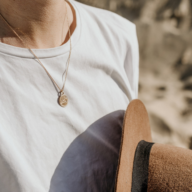 Collana con segno zodiacale