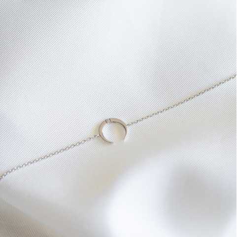 Pulsera Luna de plata