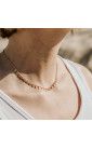 Collar gargantilla chapado en oro