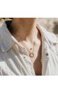 Necklace designer accumulation silver