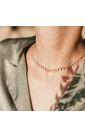 Collier ras de cou plaqué or créateur