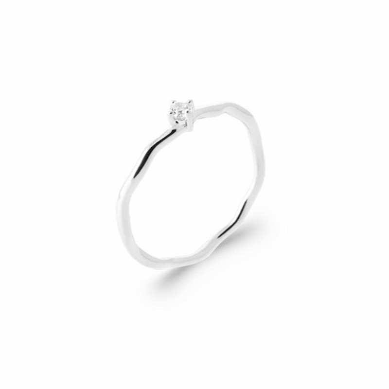 Anello argento fine