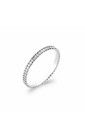 ring fine beaded silver