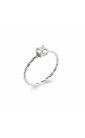 ring fine twisted silver