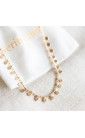 Gold plated choker necklace