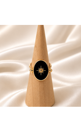copy of Anillo Sol Negro oro
