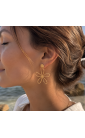 Pendientes Flor XXL Acero...