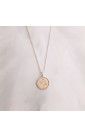 Collar Signo astrológico Libra, chapado en oro