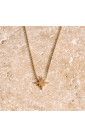 Gold-plated necklace with star pendant
